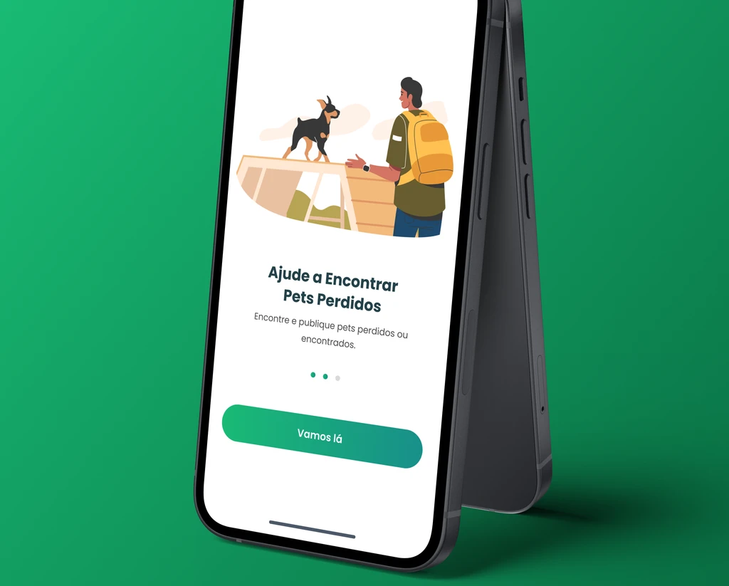 Onboarding do app PETECO